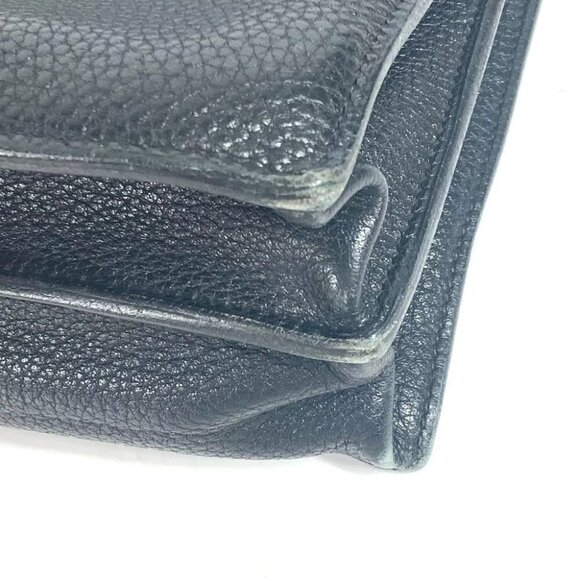 HERMES Briefcase Sac Adepeche 38 Bag Hand Bag Business bag Black/SilverHardware - Picture 10 of 15